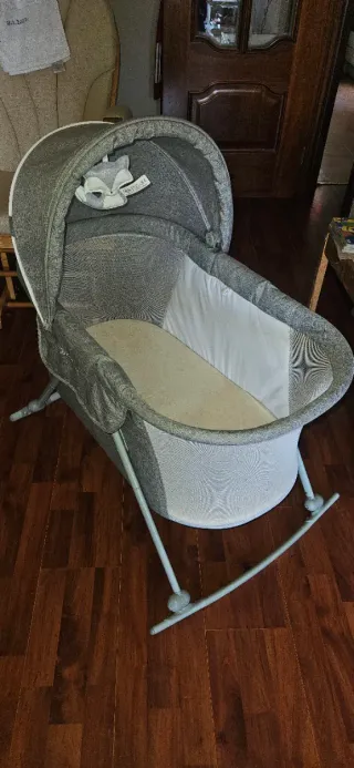 Moisés Minicuna Kinderkraft Gris