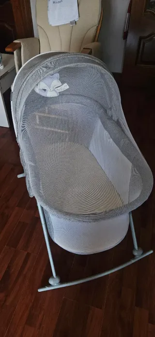 Moisés Minicuna Kinderkraft Gris