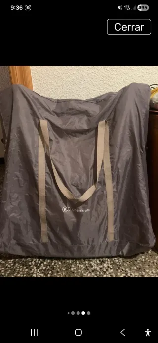 Moisés Minicuna Kinderkraft Gris