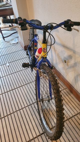 Bicicleta Orbea Orion Azul y Amarilla