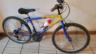 Bicicleta Orbea Orion Azul y Amarilla