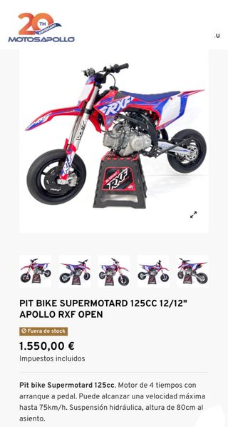 RXF Supermotard 125cc   2025