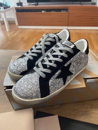 Zapatillas Glitter Star Negras talla 40