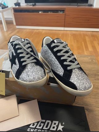 Zapatillas Glitter Star Negras talla 40