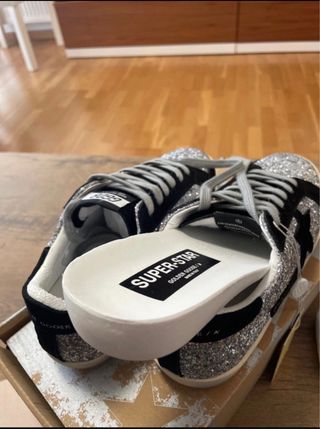 Zapatillas Glitter Star Negras talla 40