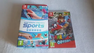 Nintendo Switch Sports y Super Mario Odyssey