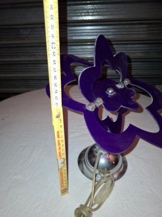 Lampada cameretta viola e multicolore design moder