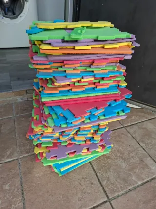 Suelo puzzle infantil multicolor