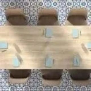 MESA DE COMEDOR RECTANGULAR KZAN 24.