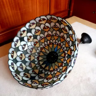 Lampara de techo estilo Tiffany