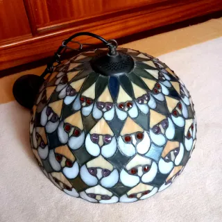 Lampara de techo estilo Tiffany