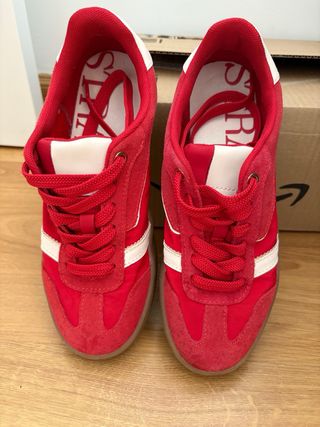 Zapatillas Stradivarius Rojas Talla 38