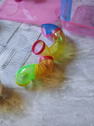 Jaula Hámster 3 Plantas + Accesorios