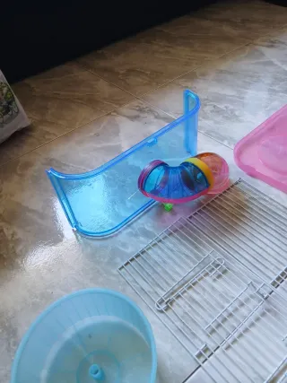 Jaula Hámster 3 Plantas + Accesorios