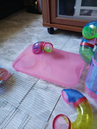 Jaula Hámster 3 Plantas + Accesorios