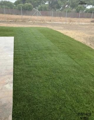 Césped artificial reciclado