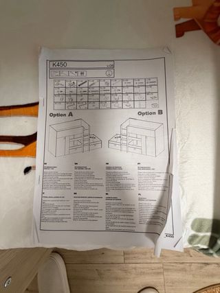 Cama tren juvenil con armario y cajones