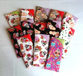 Funda protectora tematica para gafas algodon 100%