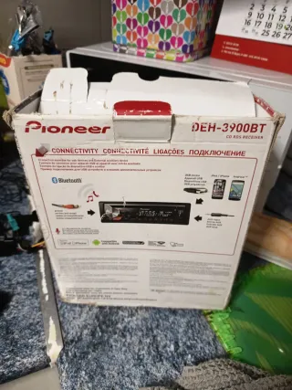 Radio CD Pioneer Negra