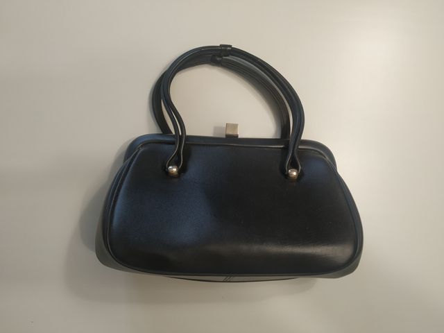 Bolso de mano vintage negro