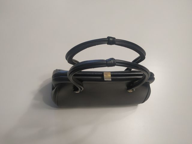 Bolso de mano vintage negro