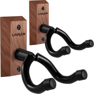 2 Soportes Pared para Guitarra Madera