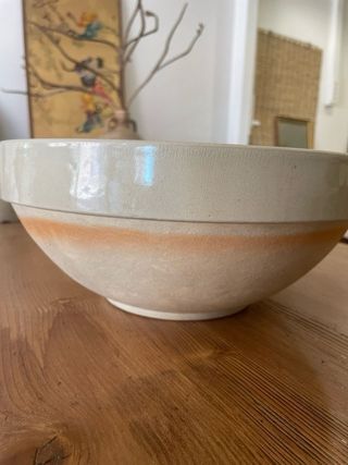 Bol de ceramica antiguo frances