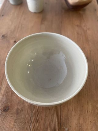 Bol de ceramica antiguo frances