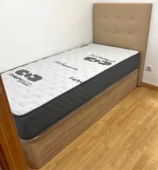 Cama canapé y colchón
