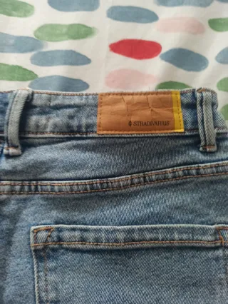 Pantalones mom slim fit vaqueros