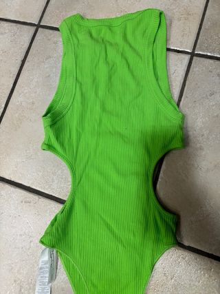 Body Tezenis donna verde sgambato taglia S