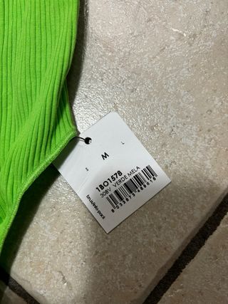 Body Tezenis donna verde sgambato taglia S