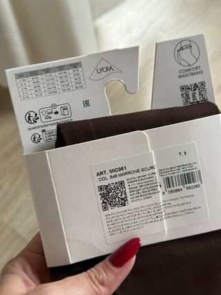 Medias Calzedonia T.3 M Marrón