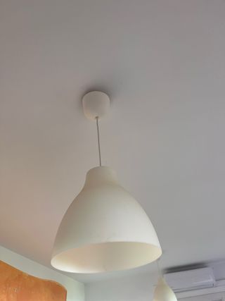 Lámpara de techo colgante blanca