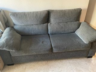 Sofá de 2 plazas gris