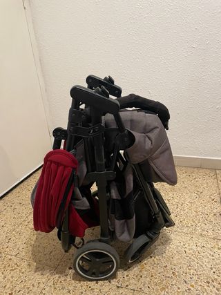 Carro bebé Baby Monsters Rojo/Gris