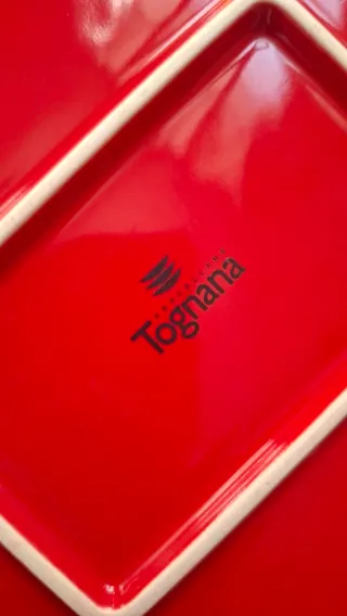 Pirofila Tognana Rettangolare Rossa