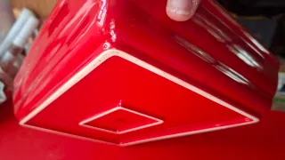 Pirofila Tognana Rettangolare Rossa