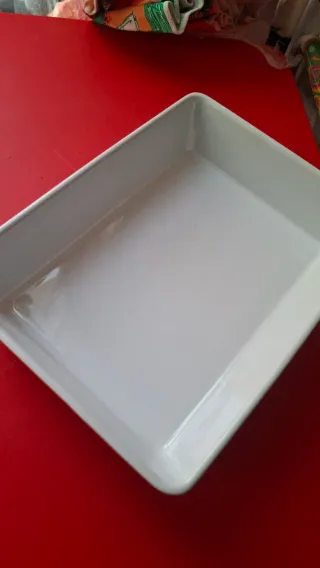 Pirofila Tognana Rettangolare Rossa