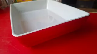 Pirofila Tognana Rettangolare Rossa