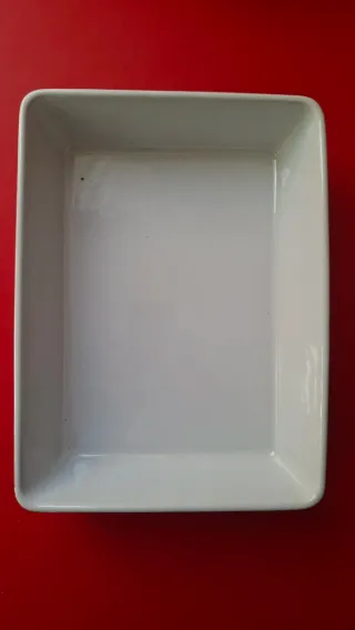 Pirofila Tognana Rettangolare Rossa