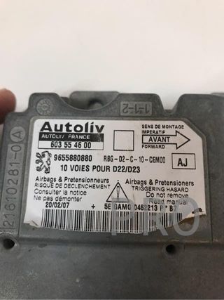 Centralita airbag Peugeot 407