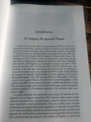 Franco Paul Preston - Tapa Dura ¡FIRMADO AUTOR!