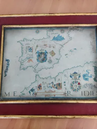 Cuadro Mapa Antiguo