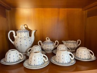 La Cartuja Juego Cafe Flor de Lis