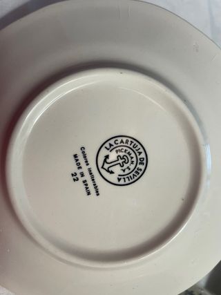 La Cartuja Juego Cafe Flor de Lis