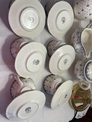 La Cartuja Juego Cafe Flor de Lis