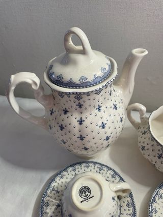 La Cartuja Juego Cafe Flor de Lis