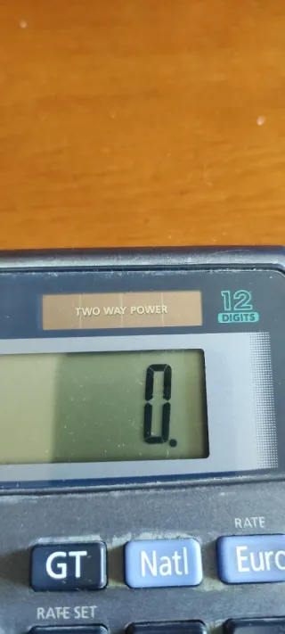 Calculadora Casio D-20ER vintage