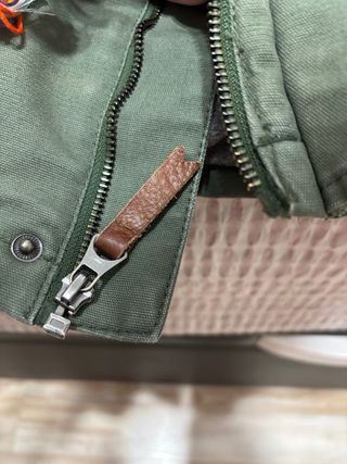 Parka Quiksilver Hombre Verde con Capucha y Piel